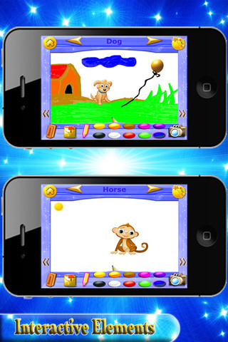 Kids Magic Draw - Animals , interactive paint and color HD