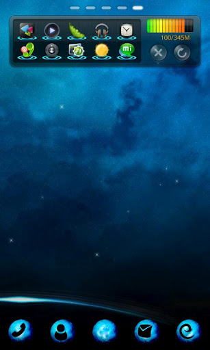 Blue Planet Theme GO Launcher - صورة شاشة 7