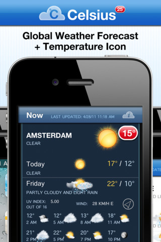 Celsius - Weather & Temperature on your Home Screen