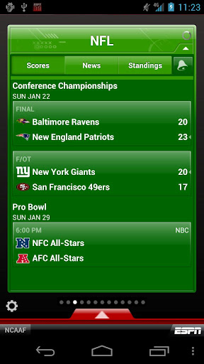 ESPN ScoreCenter - صورة شاشة 2