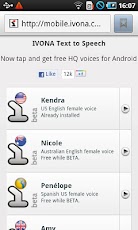 IVONA Text-to-Speech HQ - صورة شاشة 1