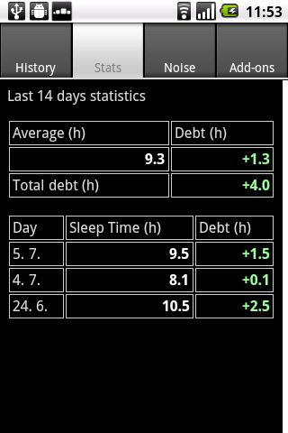 Sleep as Android - صورة شاشة 4