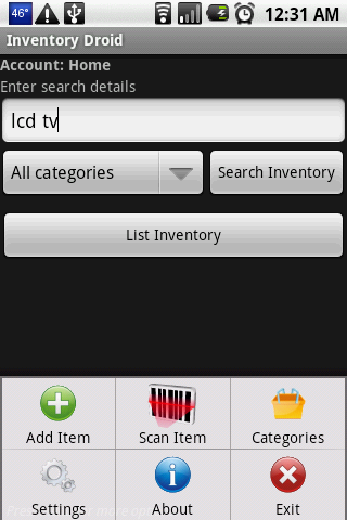 Inventory Droid - صورة شاشة 2