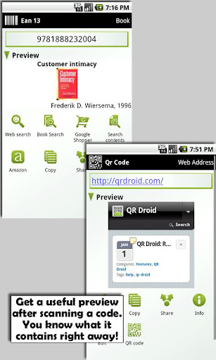QR Droid - صورة شاشة 5