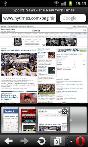 Opera Mini web browser - صورة شاشة 4