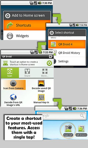 QR Droid - صورة شاشة 7