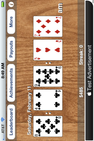 Video Poker Clock