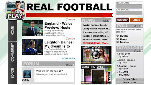 Real Football 2012 - صورة شاشة 6