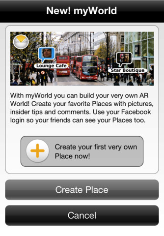WIKITUDE Augmented Reality Browser - صورة شاشة 1