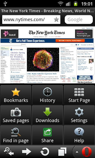 Opera Mini web browser - صورة شاشة 2