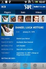 Official DLF IPL 2012 - صورة شاشة 4