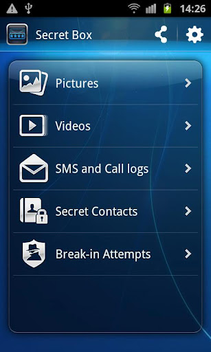 Secret Box-Hide Picture & SMS - صورة شاشة 3