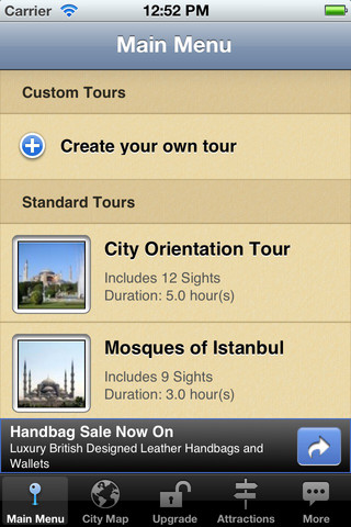Istanbul Map and Walking Tours