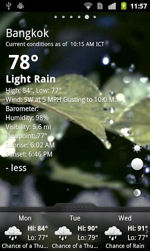 GO Weather - صورة شاشة 4