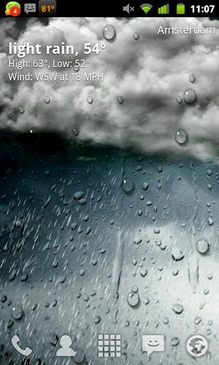 GO Weather Animate WallpaperHD - صورة شاشة 2