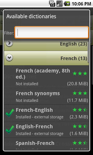 Offline dictionaries - صورة شاشة 2