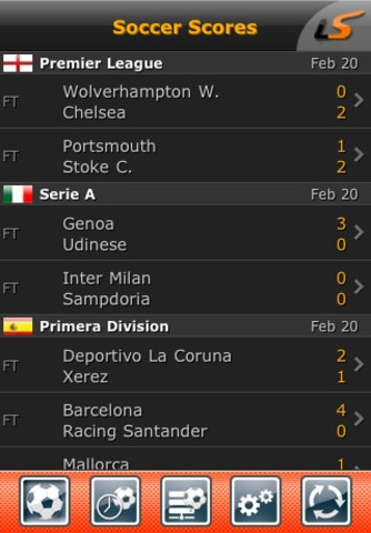 LiveScore - صورة شاشة 1