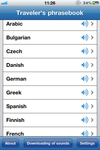 Traveler's phrasebook