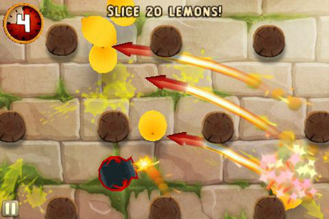 Fruit Ninja: Puss in Boots Lite - صورة شاشة 1