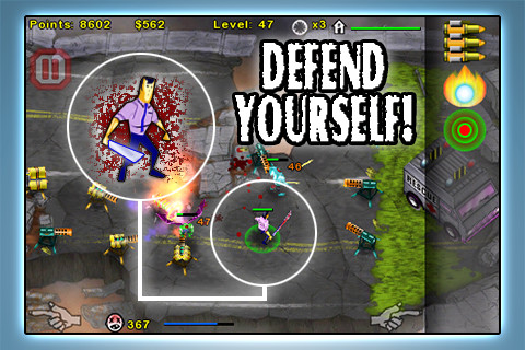 Zombie Attack! Bridge Defense XL - صورة شاشة 1