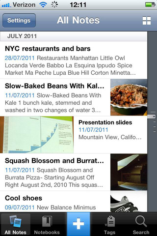 Evernote - صورة شاشة 3