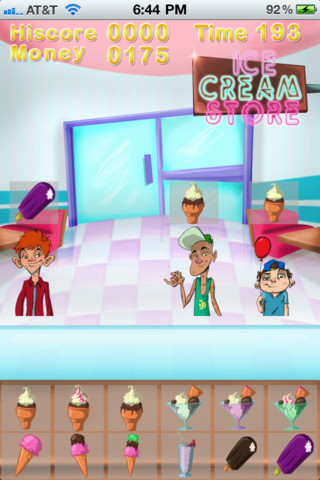 Ice Cream Shop Game HD Lite