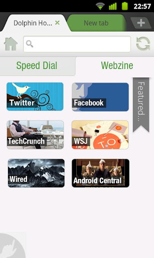 Dolphin Browser® HD - صورة شاشة 7