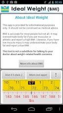 Ideal Weight (BMI) - صورة شاشة 6