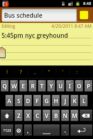 ColorNote Notepad Notes - صورة شاشة 1