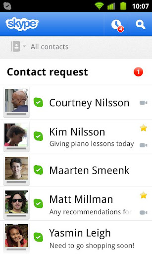 Skype - free video calling - صورة شاشة 8