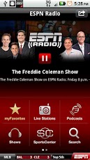ESPN Radio (Official ESPN App) - صورة شاشة 1