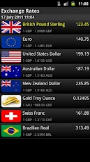 Exchange Rates - صورة شاشة 1