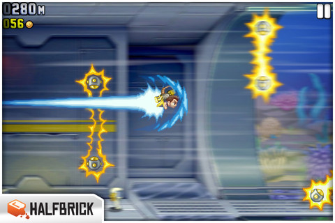 Jetpack Joyride - صورة شاشة 4