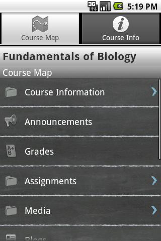 Blackboard Mobile™ Learn - صورة شاشة 2