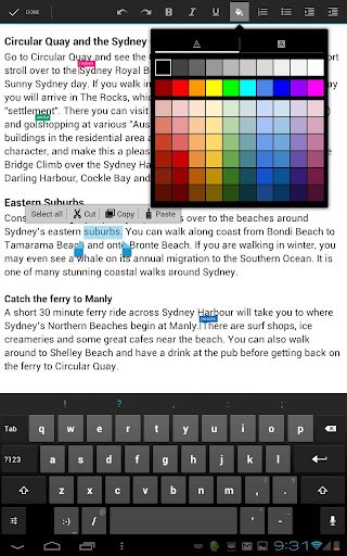 Google Docs - صورة شاشة 8