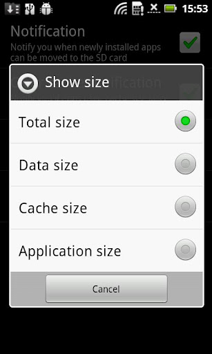 App 2 SD (move app to SD) - صورة شاشة 8