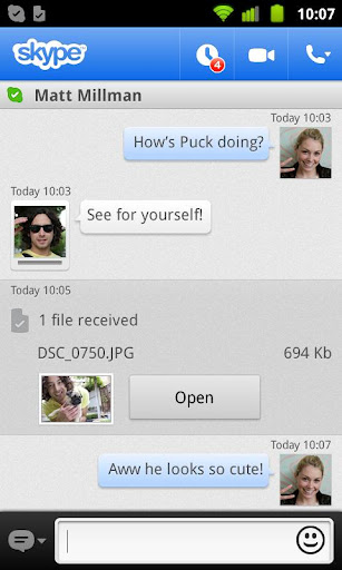 Skype - free video calling - صورة شاشة 5