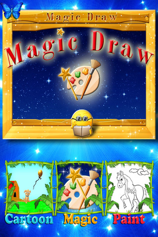 Kids Magic Draw - Animals , interactive paint and color HD