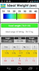 Ideal Weight (BMI) - صورة شاشة 1