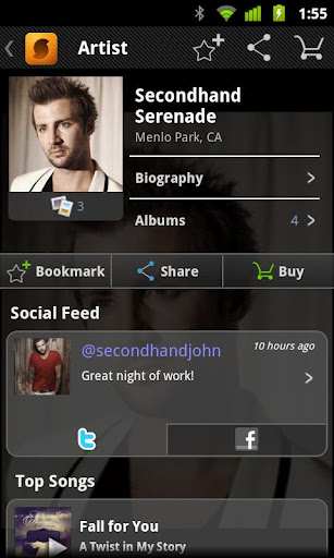 SoundHound ∞ - صورة شاشة 6