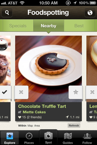 Foodspotting - صورة شاشة 3