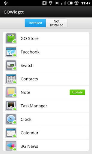 GO Launcher EX - صورة شاشة 8