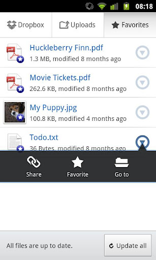 Dropbox - صورة شاشة 6