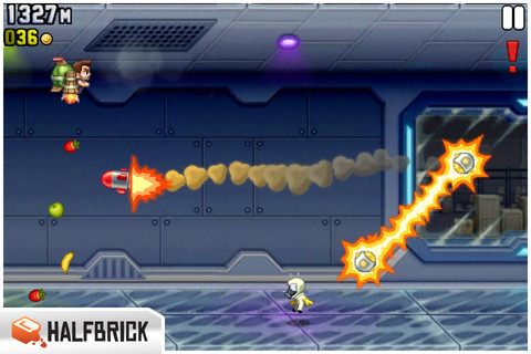 Jetpack Joyride - صورة شاشة 3