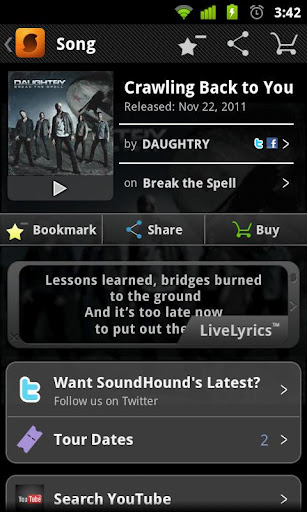 SoundHound ∞ - صورة شاشة 3