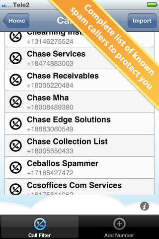 TrueCaller - worldwide number search and spam filter