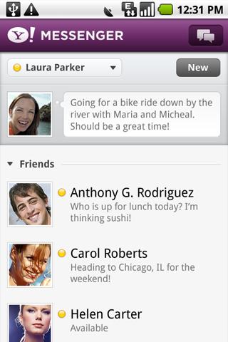 Yahoo! Messenger - صورة شاشة 1