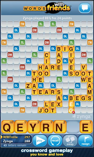 Words With Friends - صورة شاشة 4