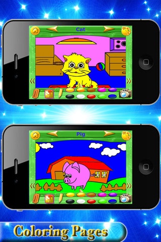Kids Magic Draw - Animals , interactive paint and color HD