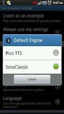 Classic Text To Speech Engine - صورة شاشة 2
